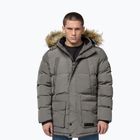 Pánska zimná bunda Pitbull Fisk Quilted Hooded olive
