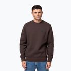 Pánska mikina Pitbull Small Logo Crewneck dark chocolate