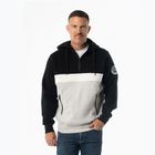 Pánska mikina Pitbull Gibson Hooded black/grey melange