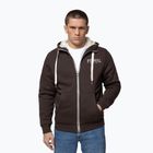 Pánska mikina Pitbull Ruffin Detroit Hooded Zip dark chocolate