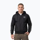Pánska bunda Pitbull Athletic Tape Nylon Hooded black