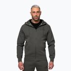Pánska mikina Pitbull Sampson Hooded Zip Sweatshirt grey/green