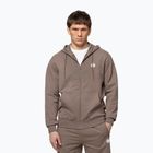 Pánska mikina Pitbull Nugget Small Logo Hooded Zip brown savana