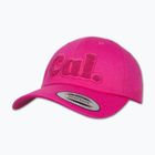 Pánska šiltovka Pitbull 3D Chenile EMB Cal Classic Low Profile pink