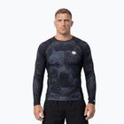 Pánsky rashguard s dlhým rukávom Pitbull World Rashguard black
