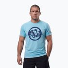Pánske tričko Pitbull Palms mesh light blue logo