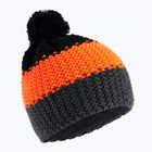 Detská zimná čiapka 4F čierno-oranžová HJZ22-JCAM006