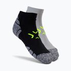Pánske tréningové ponožky 4F šedo-zelené H4Z22-SOM001