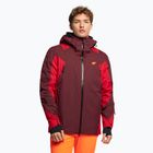 Pánska lyžiarska bunda 4F burgundy-red H4Z21-KUMN015