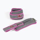 Závažia na zápästia Body Sculpture Bb 2700Uepk 2 x 0,5 kg grey/pink