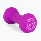Gumovaná činka Body Sculpture BW 513 z PVC 2 kg purple