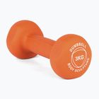 Gumovaná činka Body Sculpture BW 513 z PVC 3 kg orange