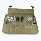 Súprava príborov OFFLANDER Camping Cutlery Set with Case green