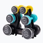 Sada činiek s stojanom Body Sculpture Smart Bw 108Dt 24 kg yellow/blue/black