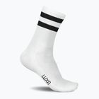 LUXA Night biele ponožky na bicykel LUHES04S
