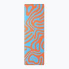 Podložka na jogu/fitness ORCEBAND Abstract Orange 4 mm orange/blue