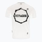 Oktagon Logo Smash pánske tričko biele