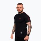 Pánske tričko Octagon Stripe black/red