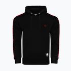 Pánska mikina Octagon Stripe Hoodie black/red