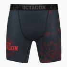 Pánske tréningové šortky Octagon Legion Grunge čierna/červená