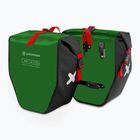 Taška na bicykel Extrawheel Biker 2 x 25 l zelená/čierna