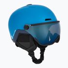 Detská lyžiarska prilba ATTABO Avens 2.0 Jr Visor blue
