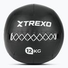 Medicimbalová lopta XTREXO Wall Ball 12 kg black