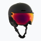 Detská lyžiarska prilba ATTABO Avens 2.0 Jr Visor čierna