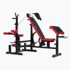 Posilňovacia lavica XTREXO BenchFit Max so stojanom a bicepsovým pultom black