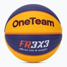Basketbalová lopta OneTeam Rim Rush Fiba 3x3 blue