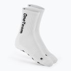 Detské futbalové ponožky OneTeam Precision Grip non-slip 2-pack white