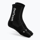 Detské futbalové ponožky OneTeam Precision Grip non-slip 2-pack black