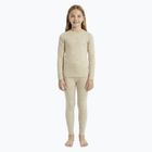 Súprava detského termoprádla WOOLCANO Merino SET0683 beige
