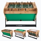Hrací stôl 3in1 OneTeam FunArena futbal, push hockey, biliard drevený black