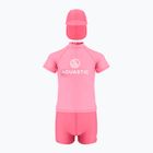 Detská plavecká súprava AQUASTIC UV 50+ UPF Marimo JRG pink
