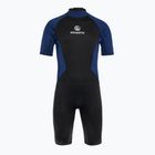 Pánsky plavecký neoprénový oblek AQUASTIC Wavey 2 mm black/blue