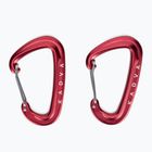 Karabína na montáž hamaku KADVA Hammock Carabinier červená