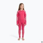 Komplet termoregulačnej bielizne pre deti KADVA Frosty Jrg Set bezšvový ružový