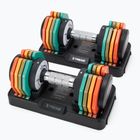 Nastaviteľná sada činiek TREXO 2 x 10 kg viacfarebná
