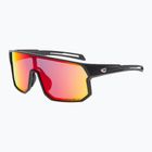 Slnečné okuliare GOG Vidar matt black/reflex black/red