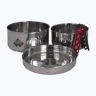 Cestovná sada riadu Alpinus Yucatan 2l, 1,5l a 0,6l steel