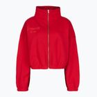 Dámska fleecová mikina JoyInMe Zip Flow Sweatshirt berry crash