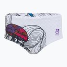 Pánske plavecké boxerky SWEEP Aqua Medusa white