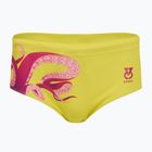 Pánske plavecké boxerky SWEEP Aqua Kraken pink/yellow