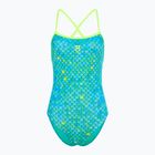 Dámske jednodielne plavky SWEEP Aqua Hippos blue/yellow/green