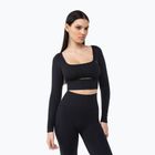 Dámske tréningové tričko s dlhým rukávom Carpatree Dopamine Buzz Seamless obsidian black