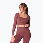 Dámsky tréningový longsleeve Carpatree Dopamine Buzz Seamless rose/brown