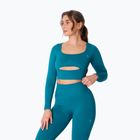 Dámsky tréningový longsleeve Carpatree Dopamine Buzz Seamless petrol green