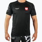 Pánske tréningové tričko GroundGame Poland black 21TRTSHPOLS