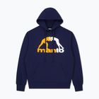 Pánska mikina MANTO Logo Hoody dark blue